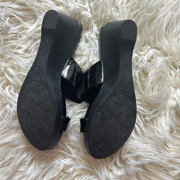 Lauren Ralph Lauren Black Women's Sandals - Picture 3 of 5